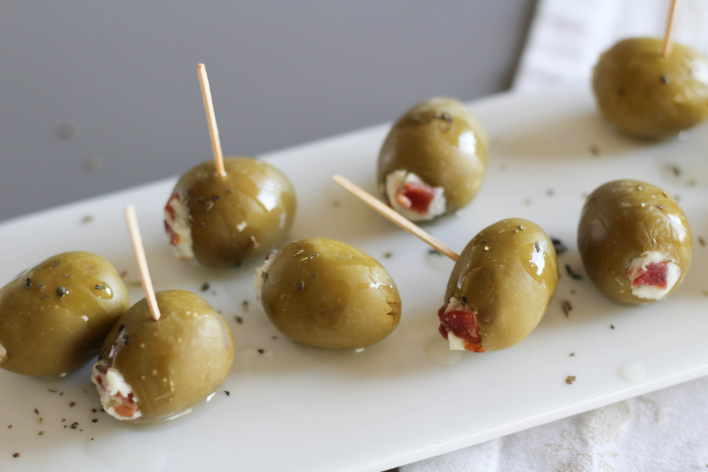 Bacon and Blue Cheese Stuffed Olives