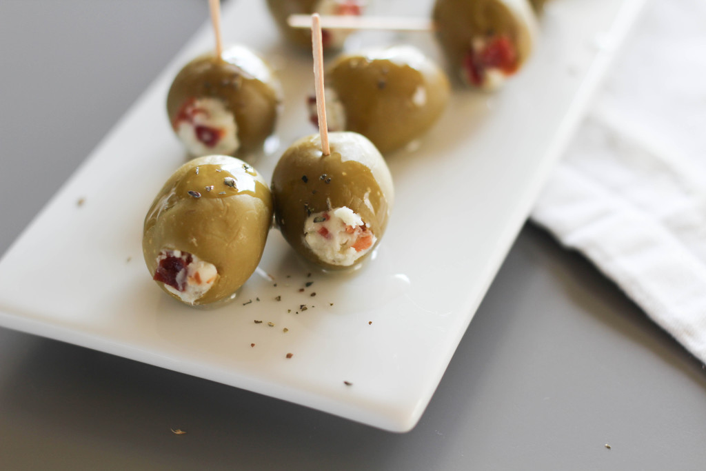 Bacon and Blue Cheese Stuffed Olives