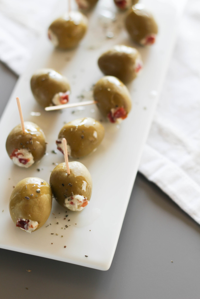 Bacon and Blue Cheese Stuffed Olives