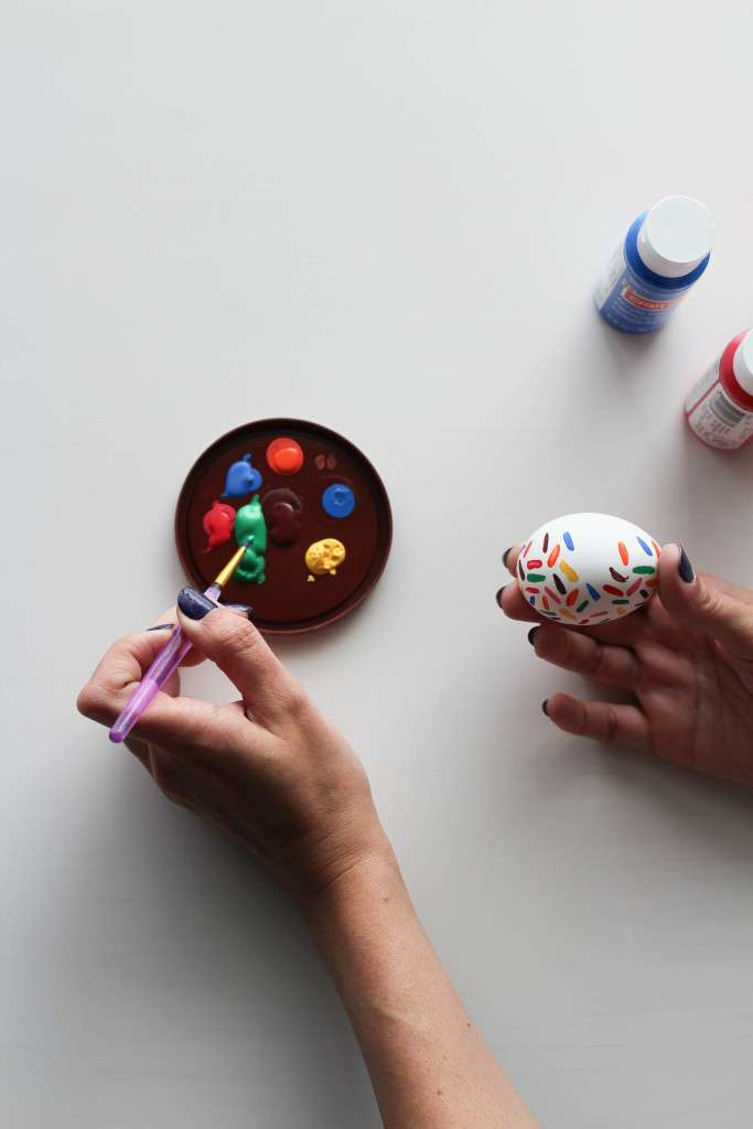 DIY Sprinkle Easter Eggs