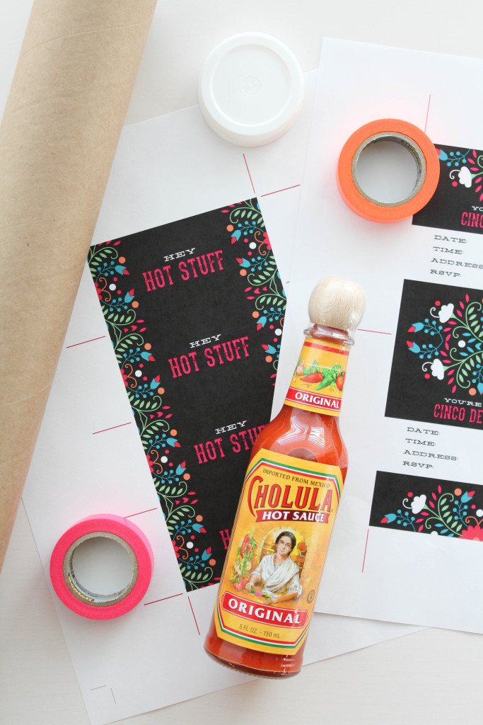 Printable Cinco De Mayo Hot Sauce Invitation