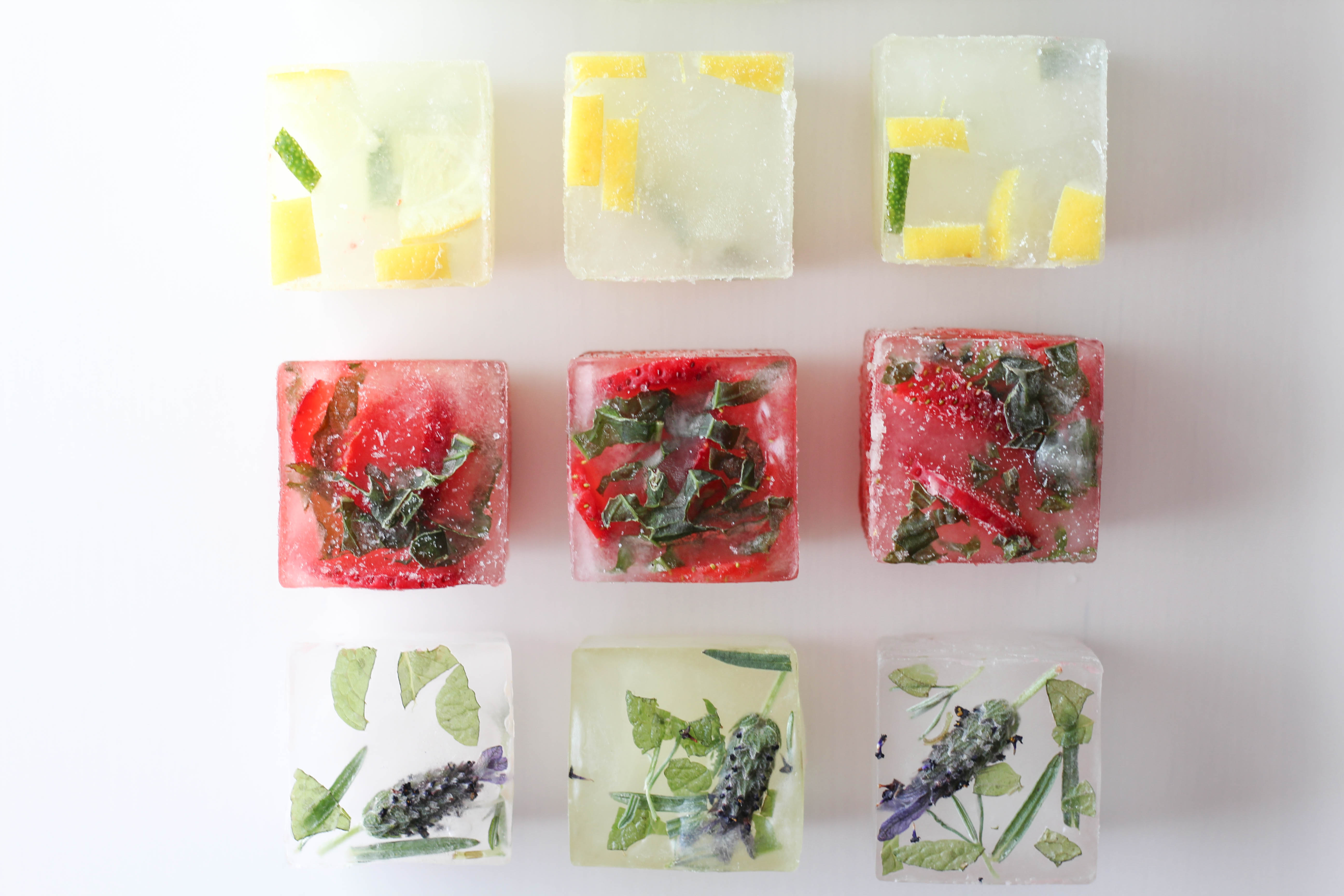 Flavored Ice Cubes - Let's Mingle Blog