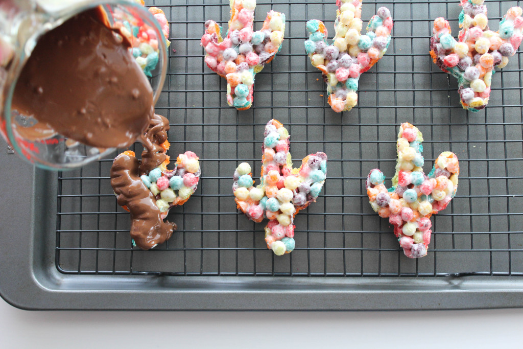 Spicy Cactus Cereal Treats