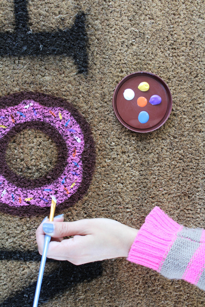 DIY Donut Door Mat