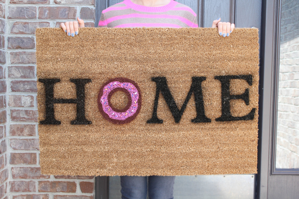 DIY Donut Door Mat