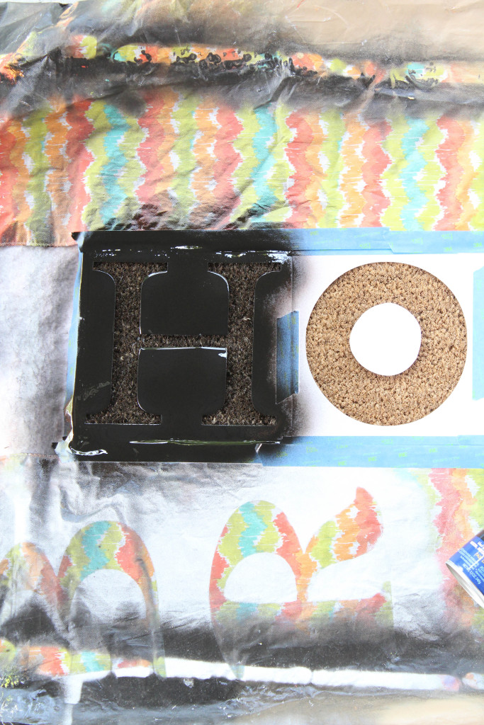 DIY Donut Door Mat