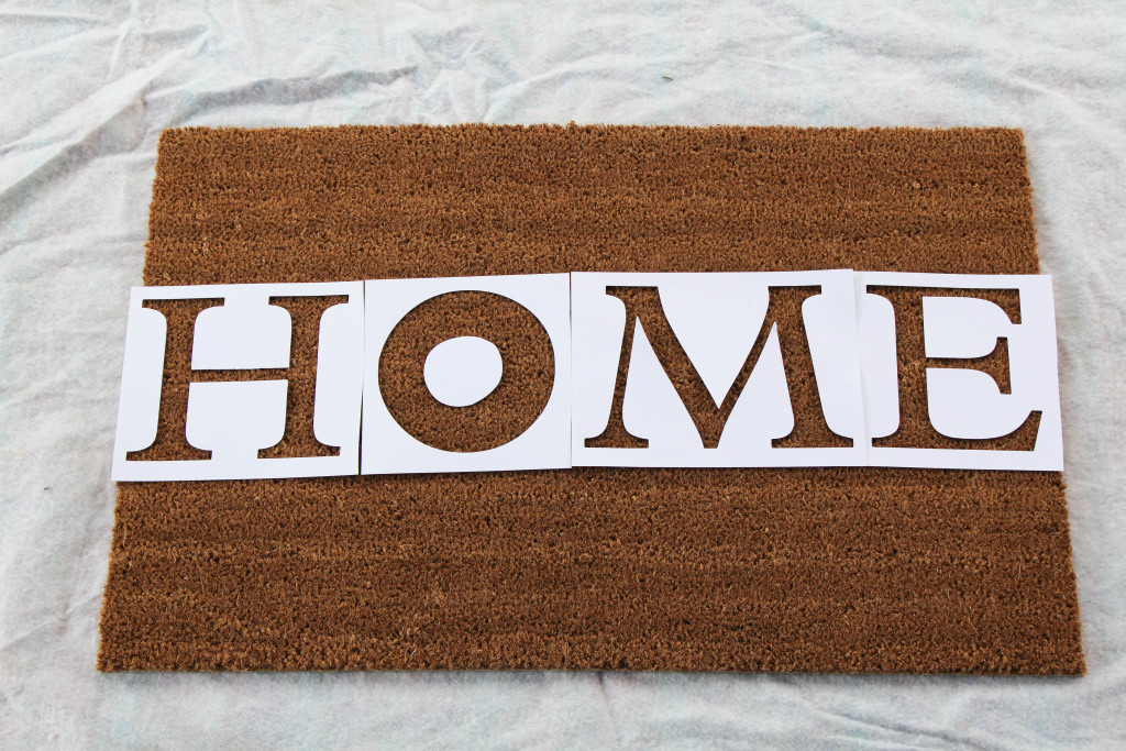 DIY Donut Door Mat