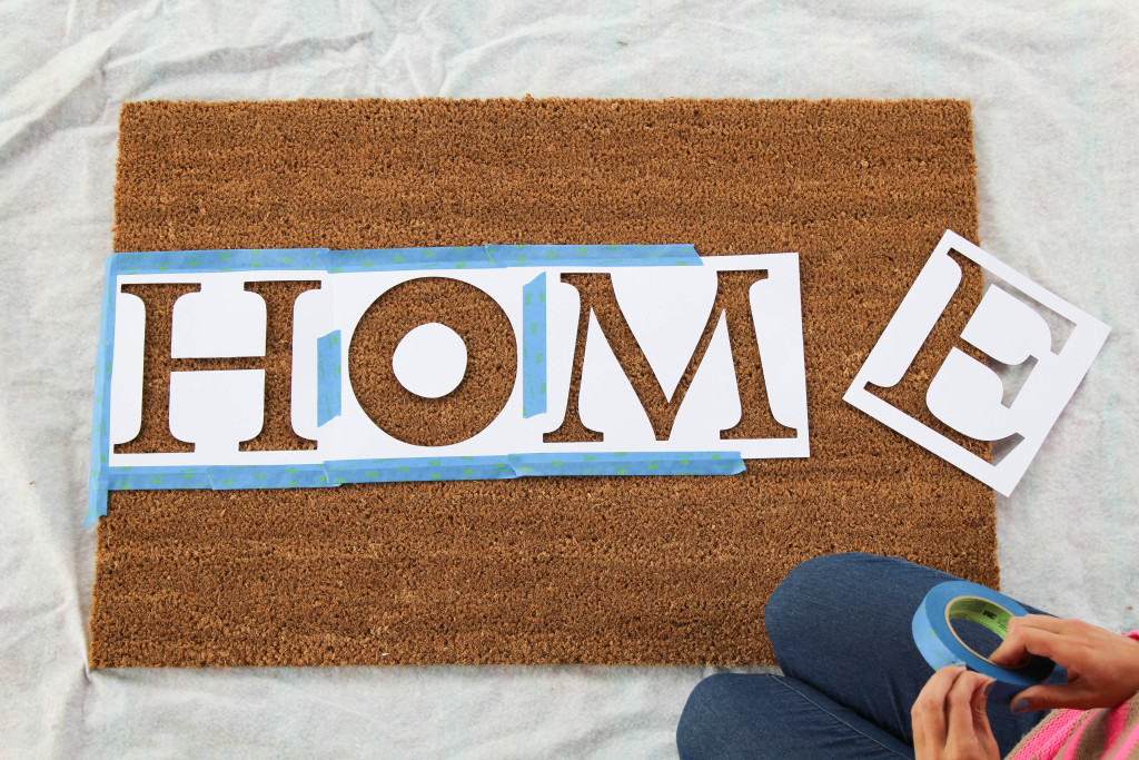 DIY Donut Door Mat