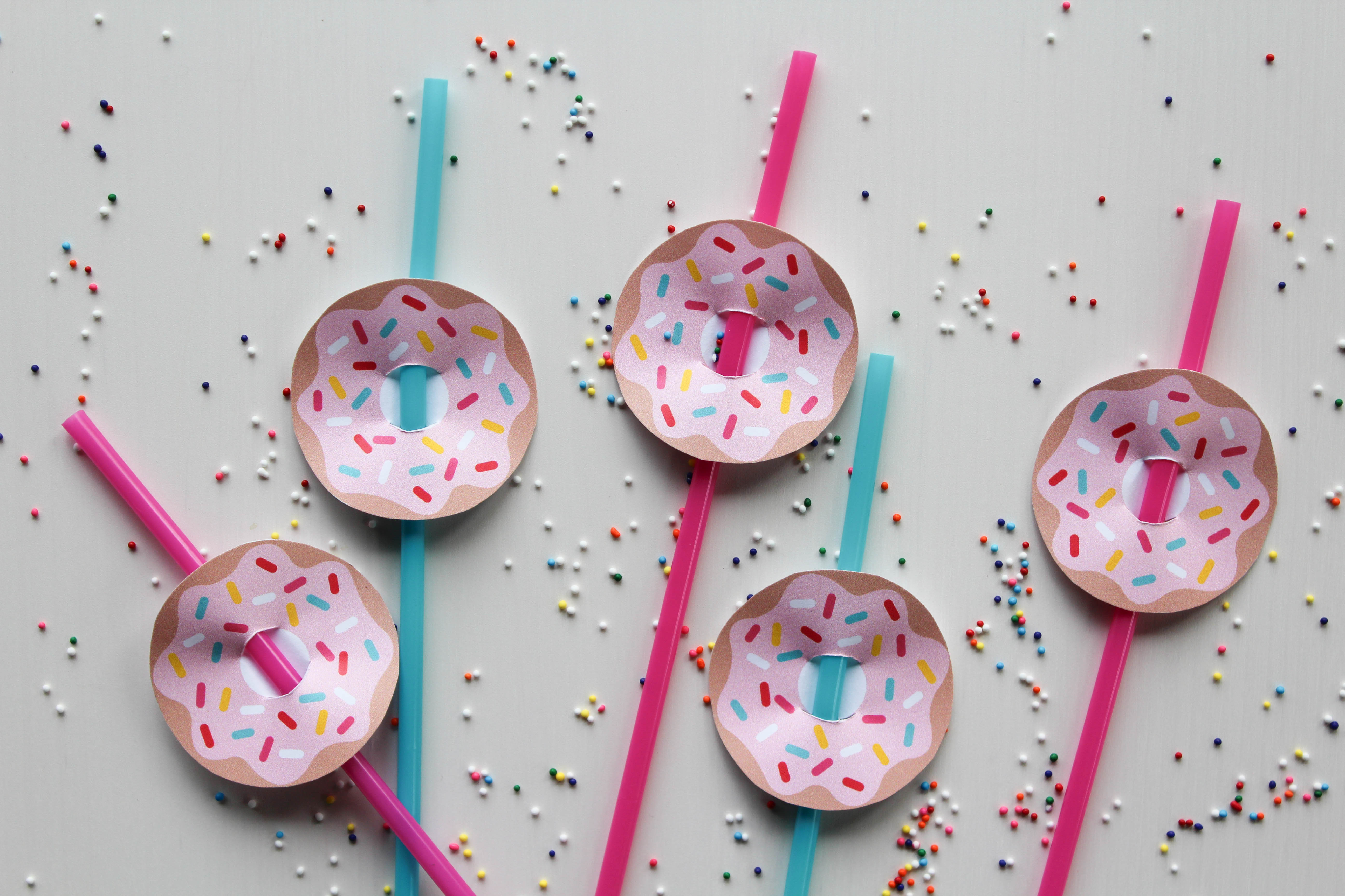 DIY Halloween Straw Toppers + free printables