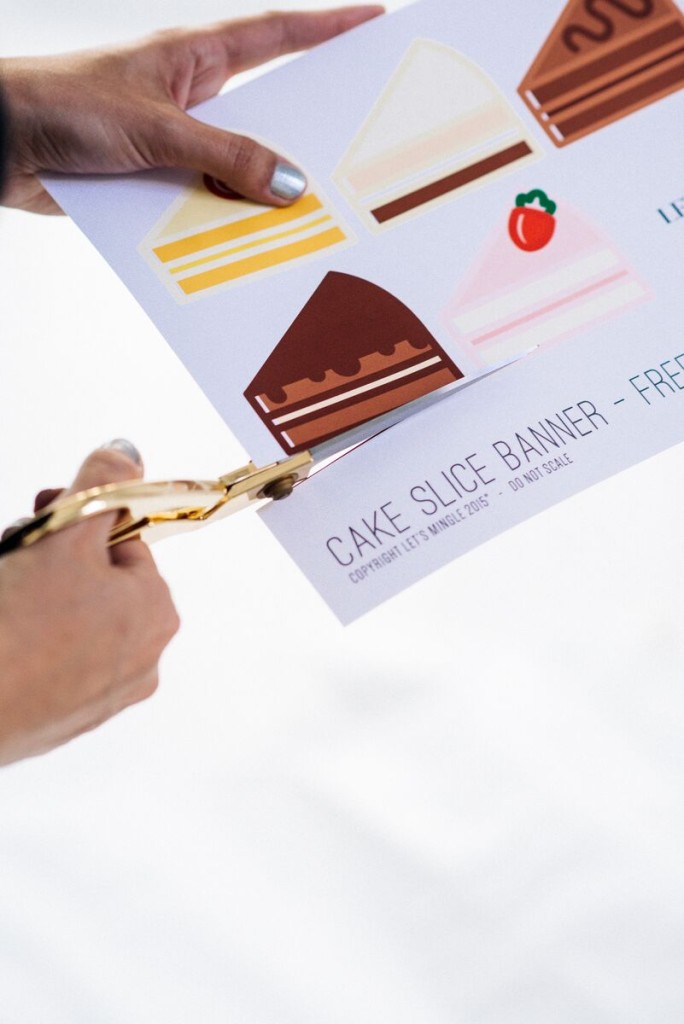 Mini Cake Banner Printable