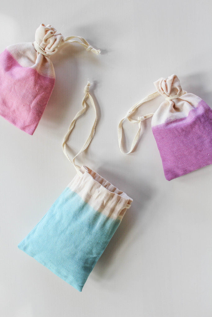 Dip-Dye Favor Bags