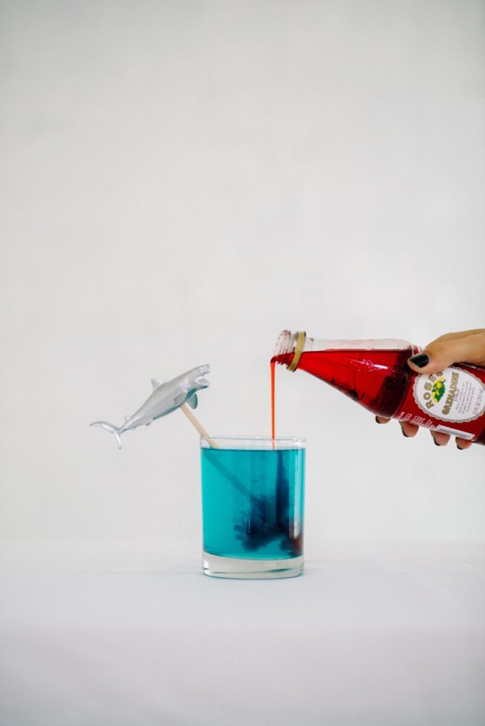 Shark Week Cocktail: "Blood in the Water"