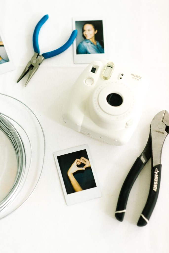 DIY Polaroid Cake Topper