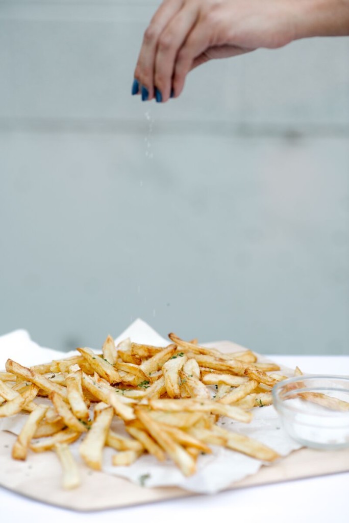 Salt and Vinegar French Fries