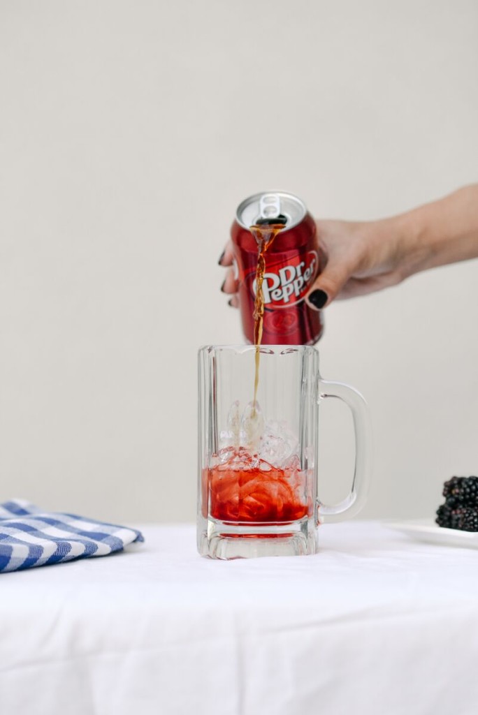 Dr. Pepper Soda Floats