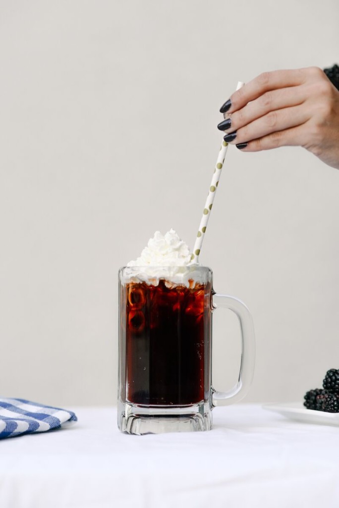 Dr. Pepper Soda Floats