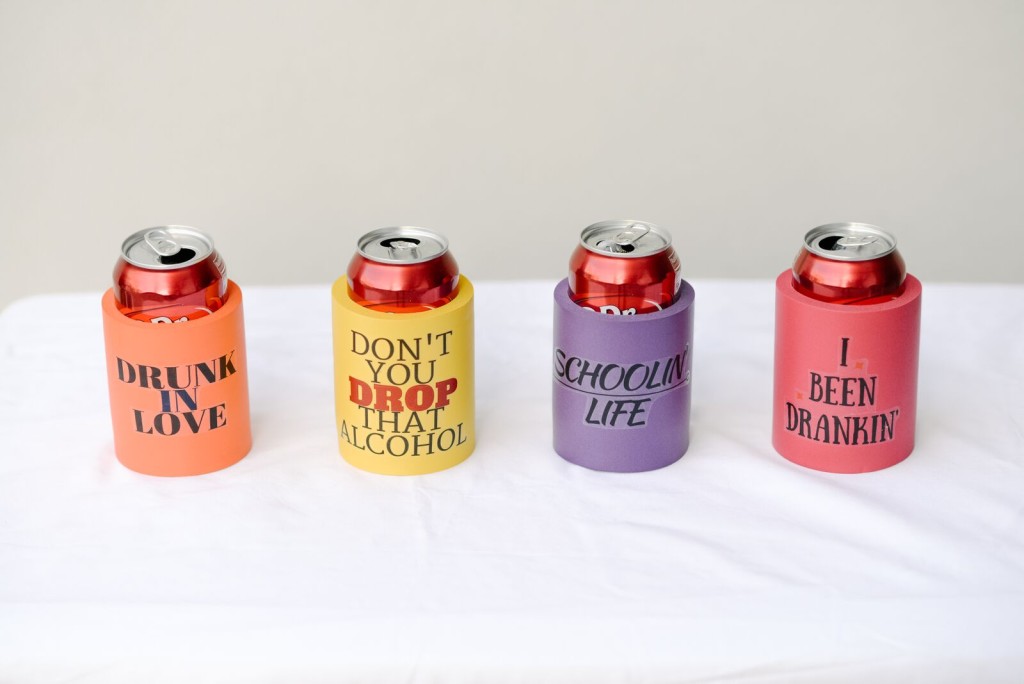 DIY Beyonce Drink Koozies