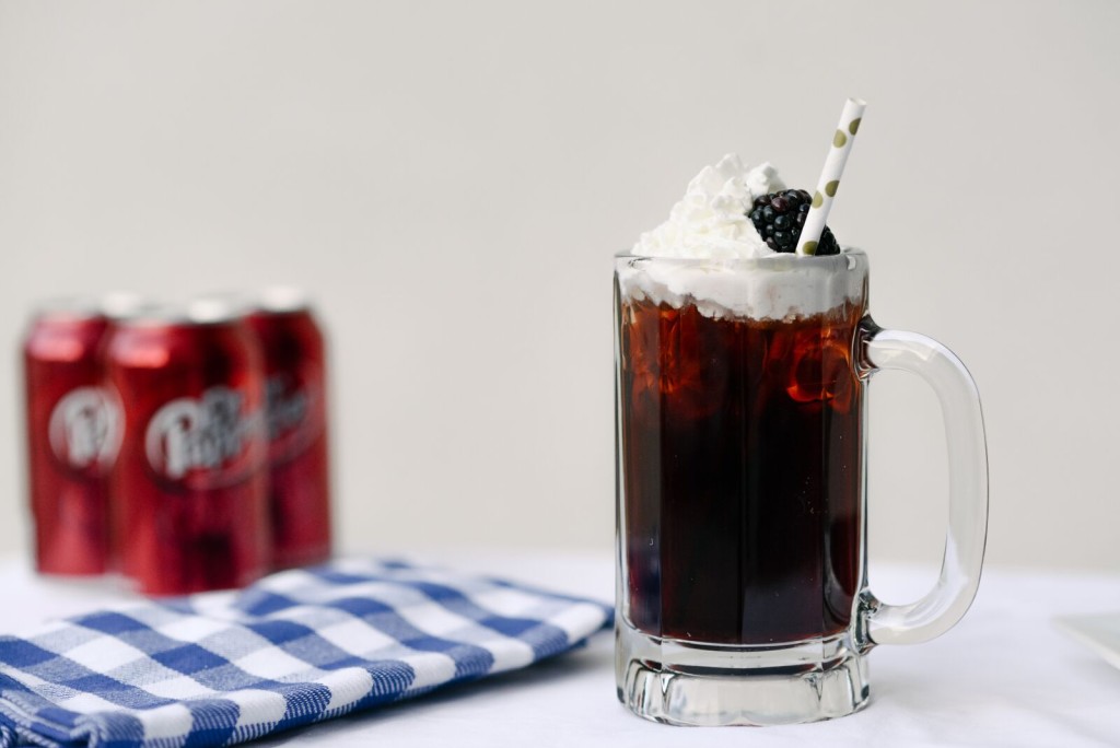 Dr. Pepper Soda Floats