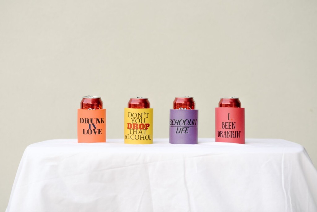 DIY Beyonce Drink Koozies