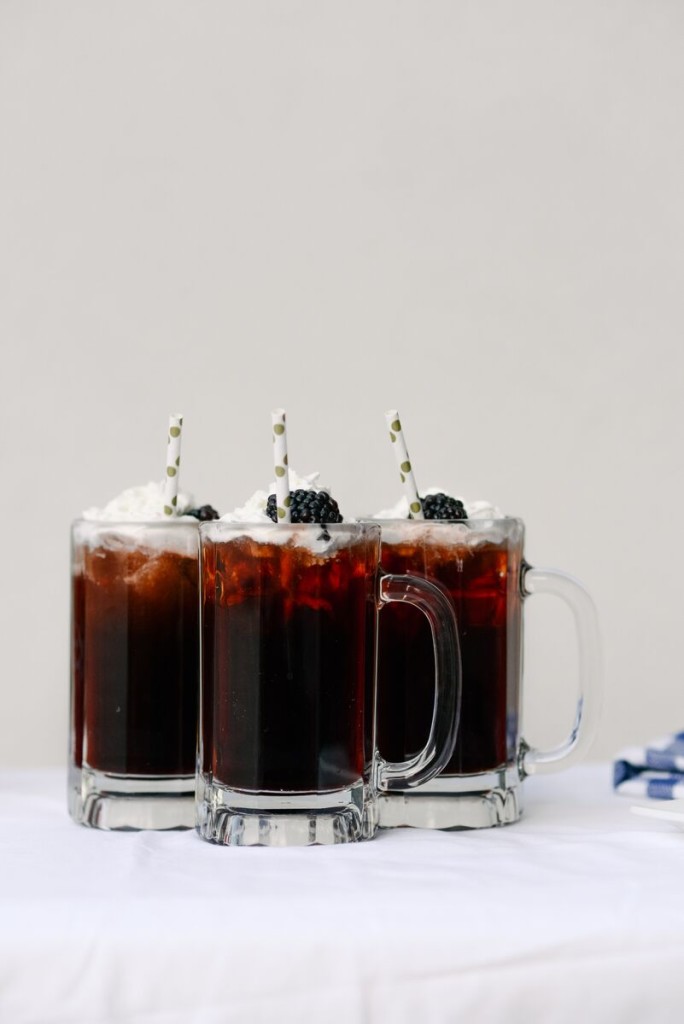 Dr. Pepper Soda Floats