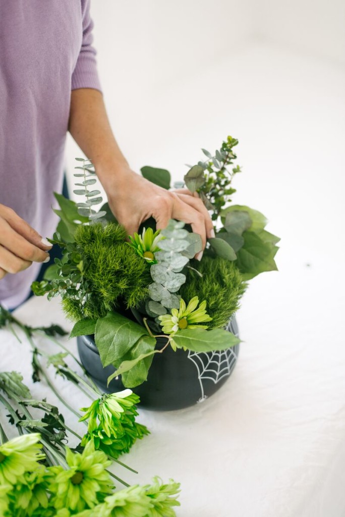 Halloween Floral Arrangement