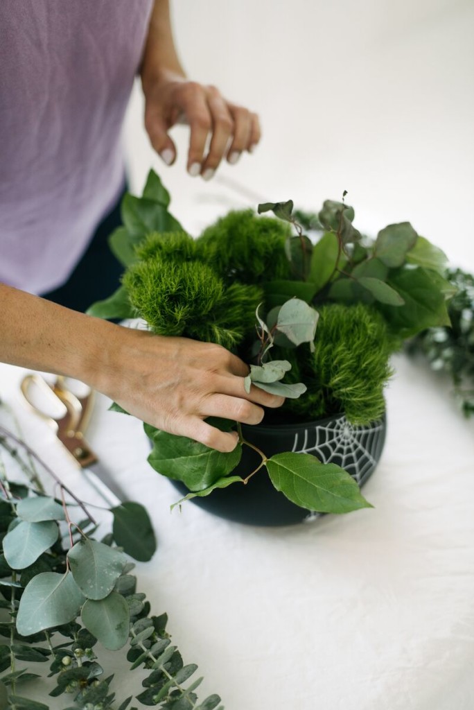 Halloween Floral Arrangement