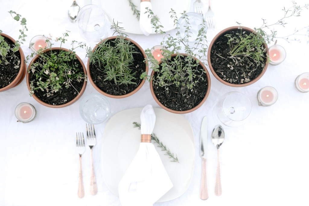 Herb Tablescape