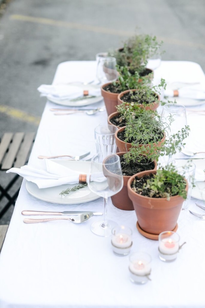 Herb Tablescape