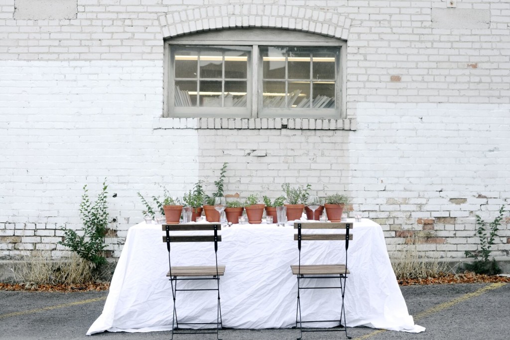 Herb Tablescape