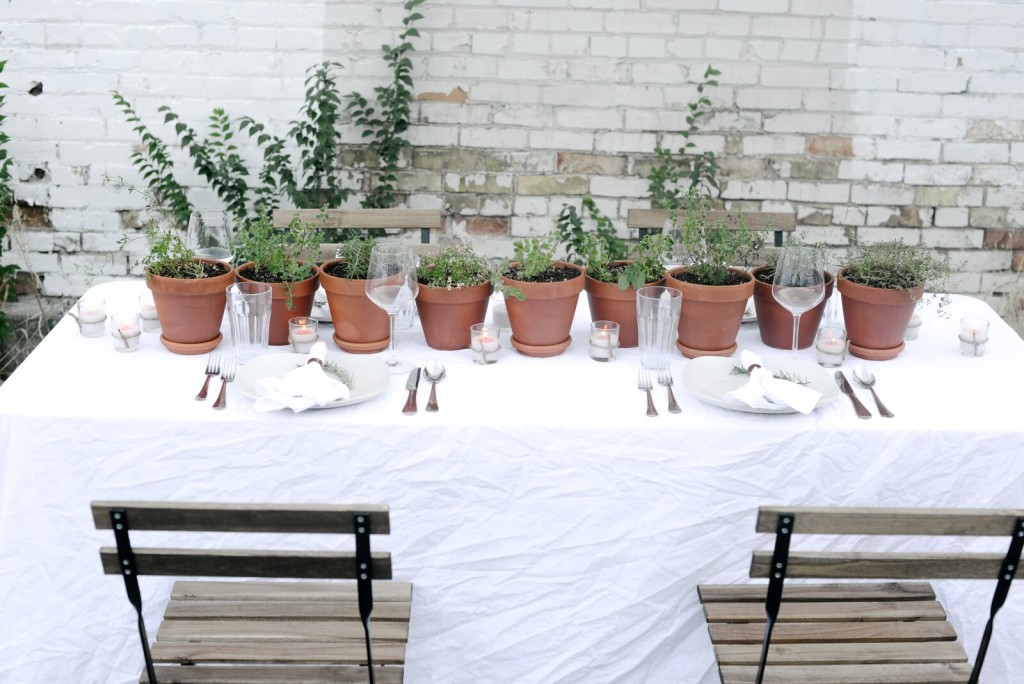 Herb Tablescape