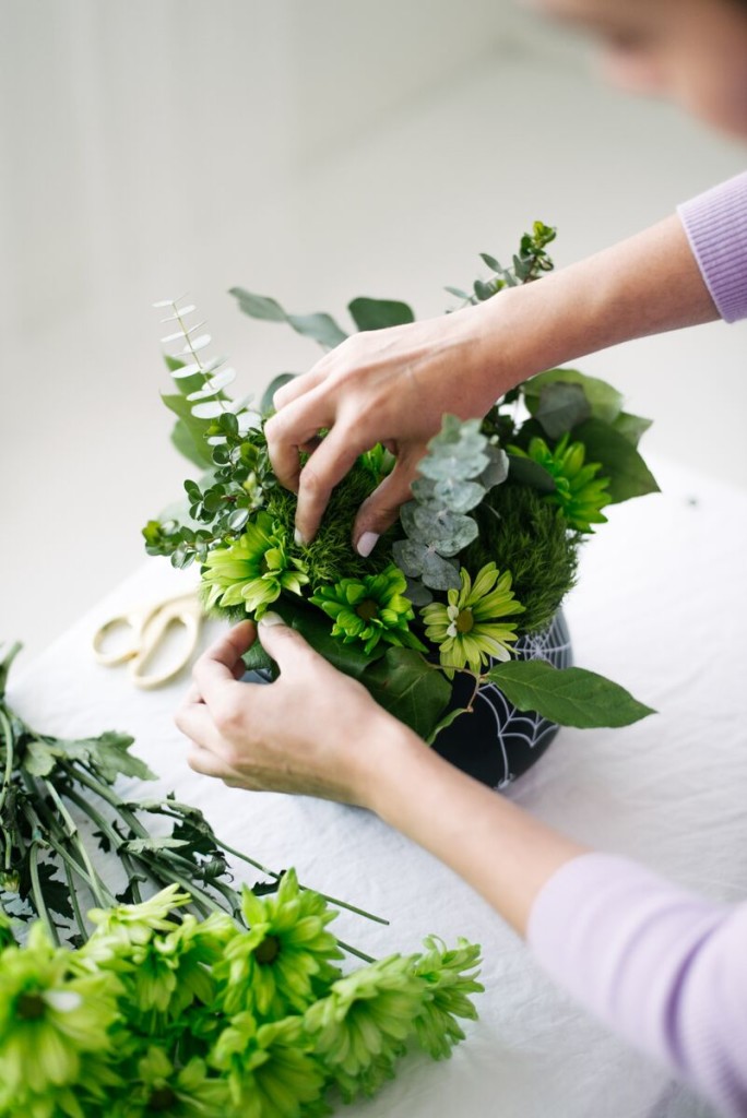 Halloween Floral Arrangement