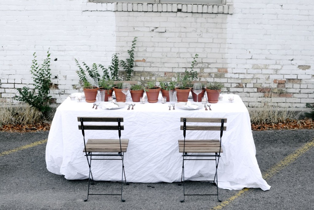 Herb Tablescape