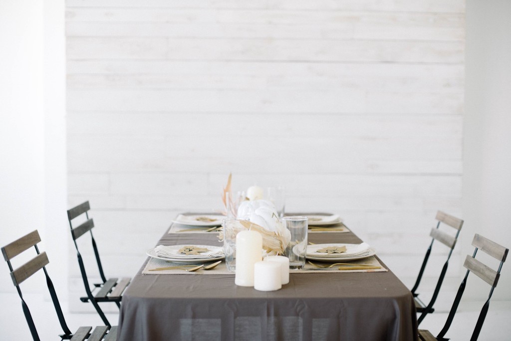 Gold Thanksgiving Tablescape