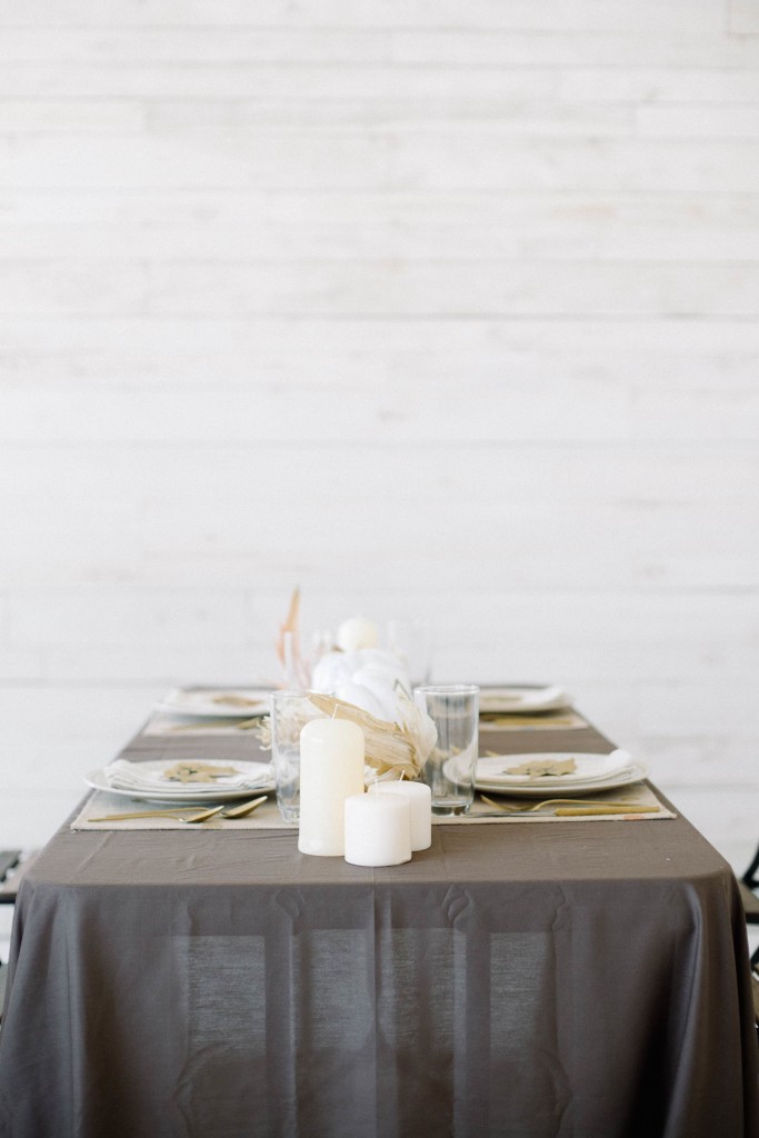 Gold Thanksgiving Tablescape