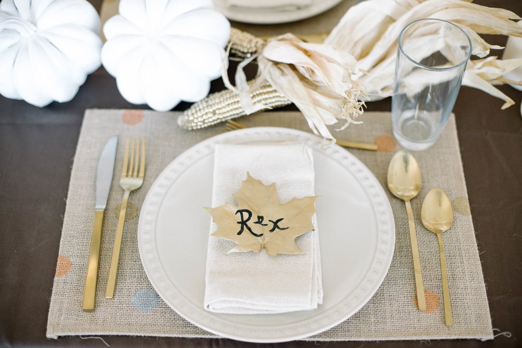 Metallic Polka Dot Placemats