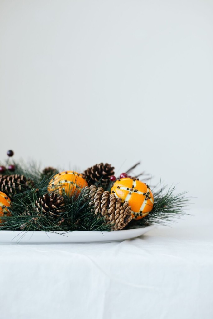 Orange Clove Pomander Centerpiece