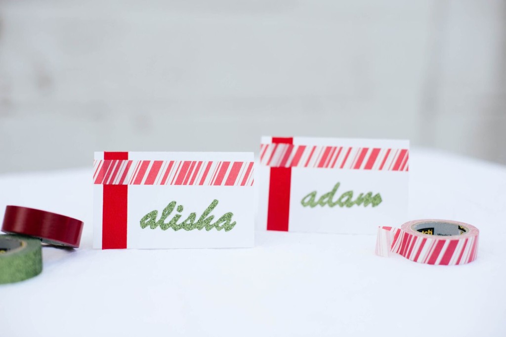 -Washi Tape Place Cards