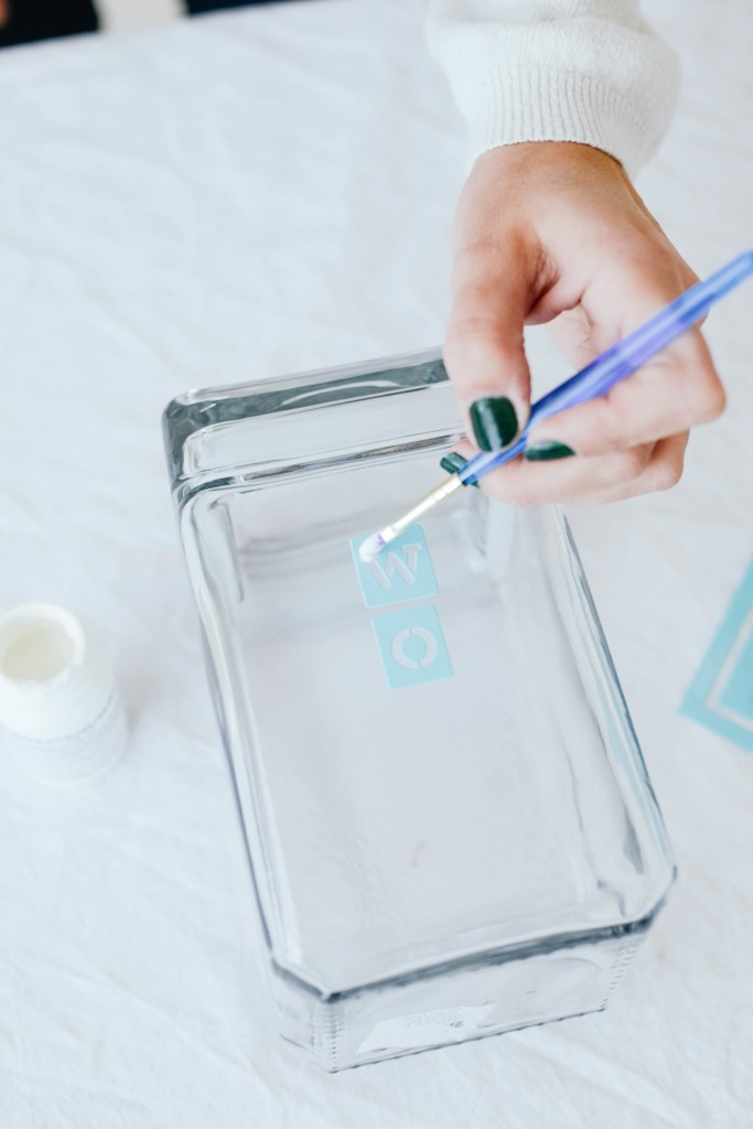 Glass Etched Pet Treat Jars