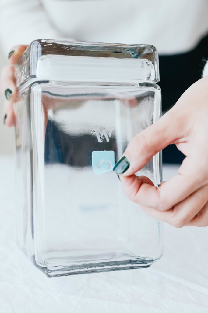 Glass Etched Pet Treat Jars