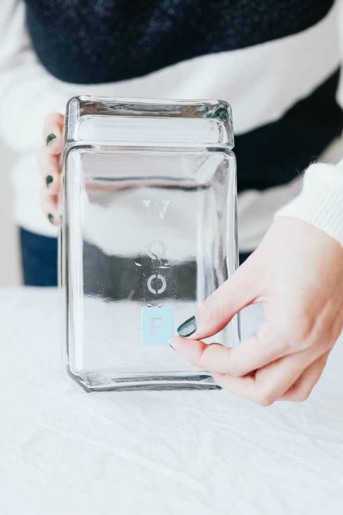 Glass Etched Pet Treat Jars