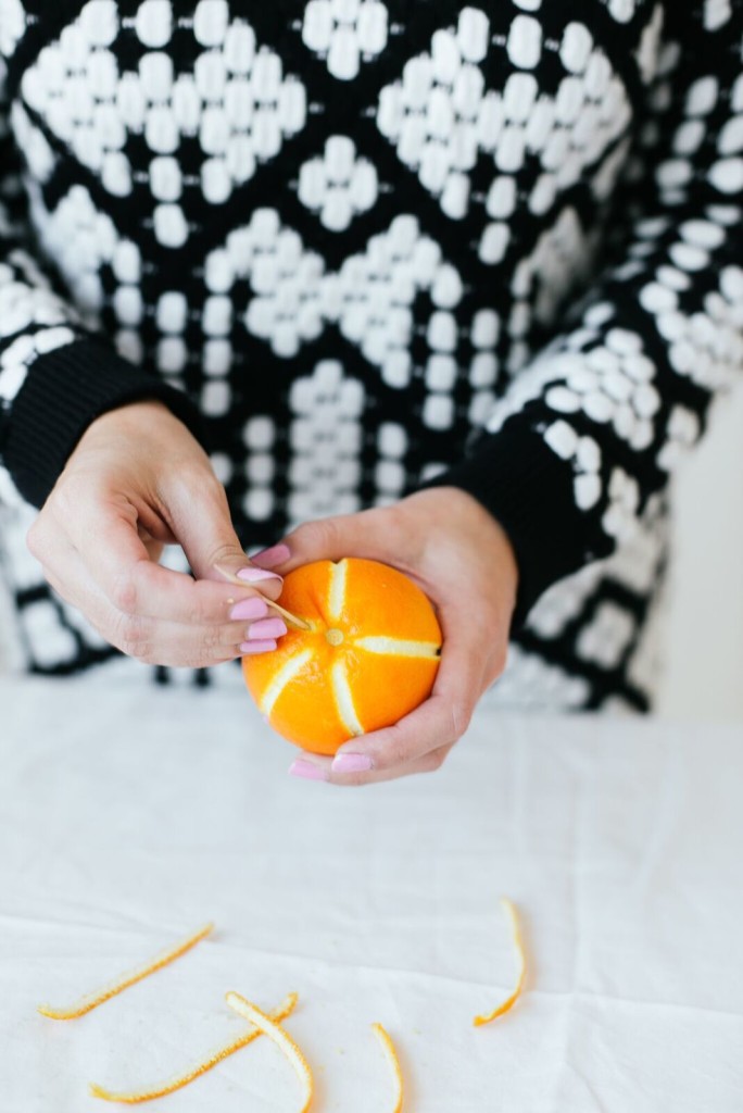 Orange Clove Pomander Centerpiece