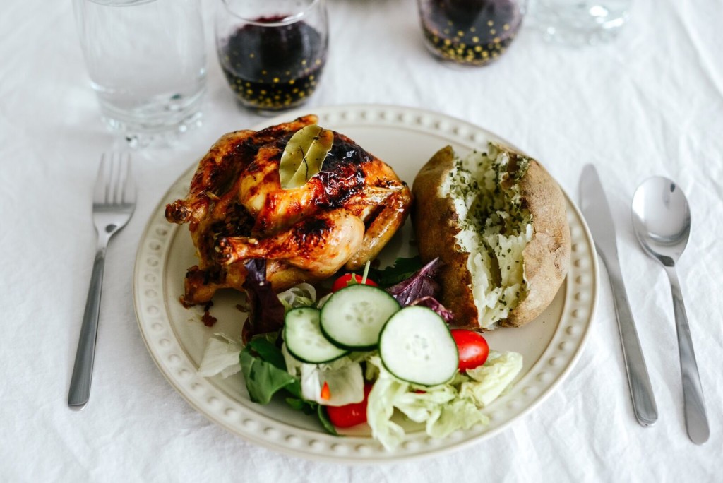 Wild Rice and Bacon Stuffed Cornish Game Hens