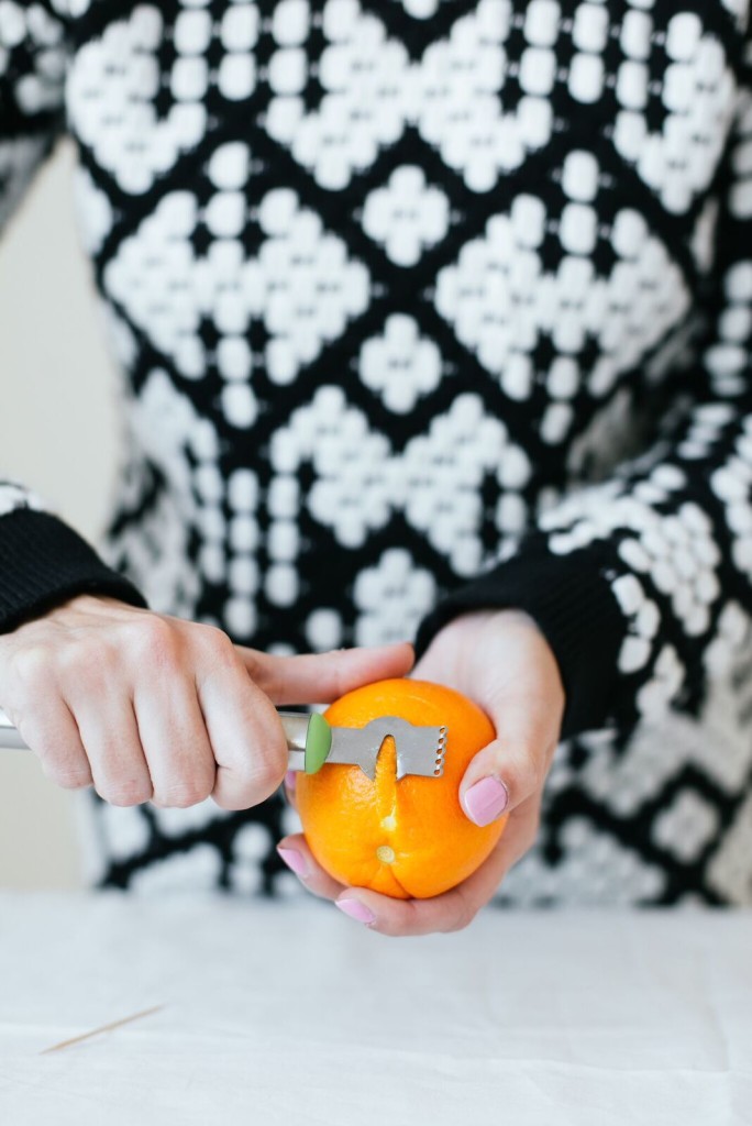 Orange Clove Pomander Centerpiece