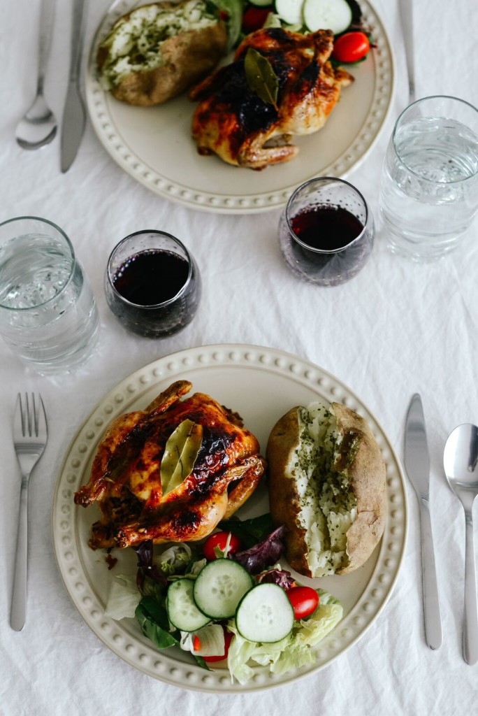 Wild Rice and Bacon Stuffed Cornish Game Hens