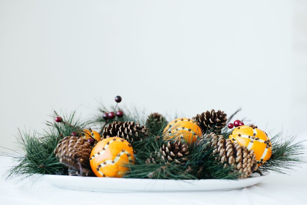 Orange Clove Pomander Centerpiece