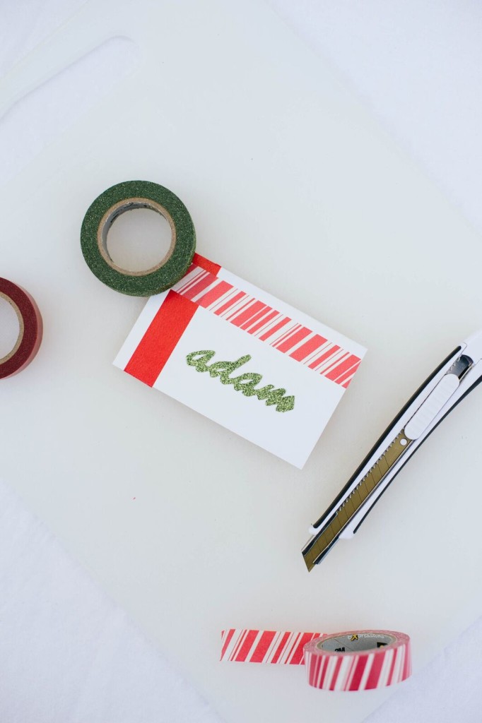 Washi Tape Place Cards