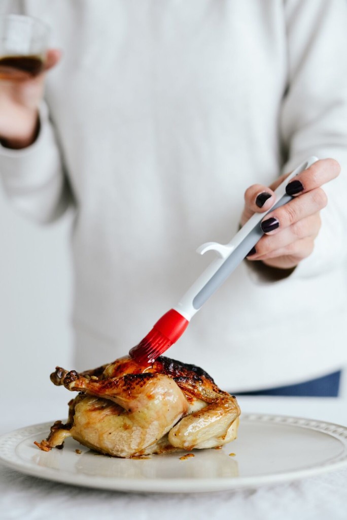 Wild Rice and Bacon Stuffed Cornish Game Hens