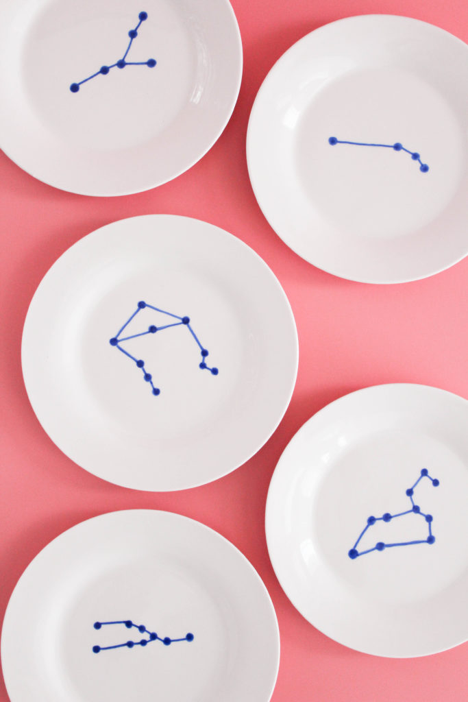 DIY Zodiac Appetizer Plates