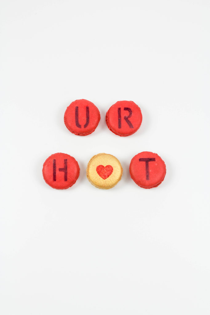 DIY Valentine's Day Message Macarons