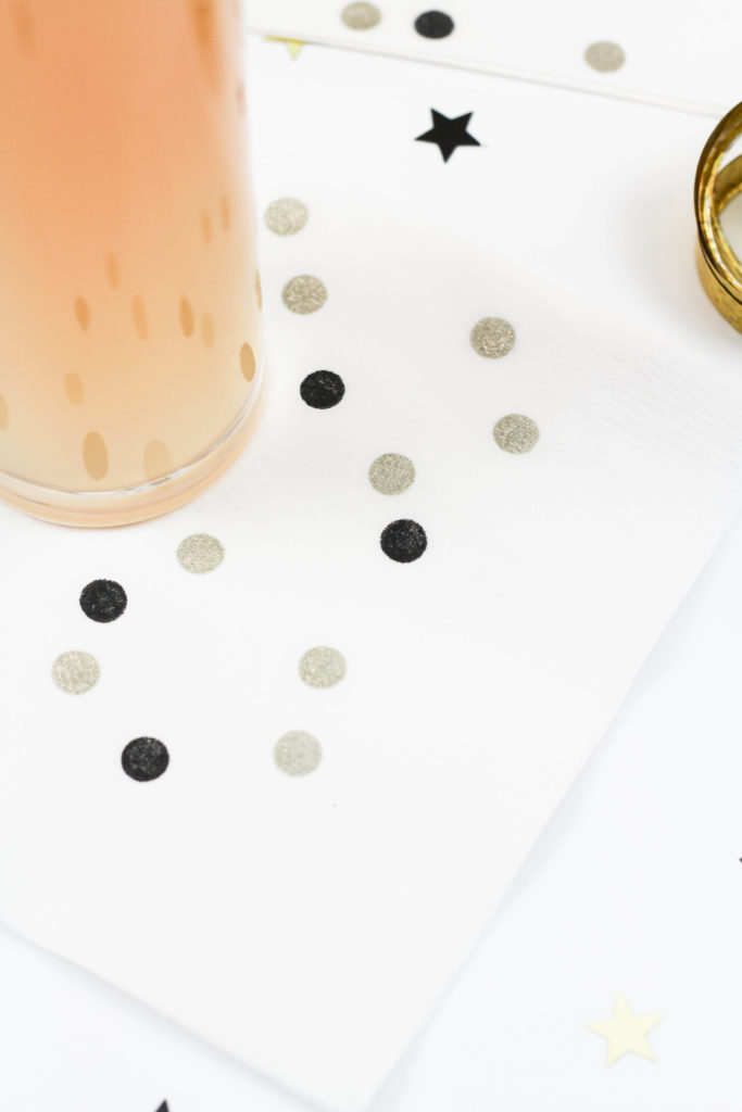 DIY Confetti Napkins